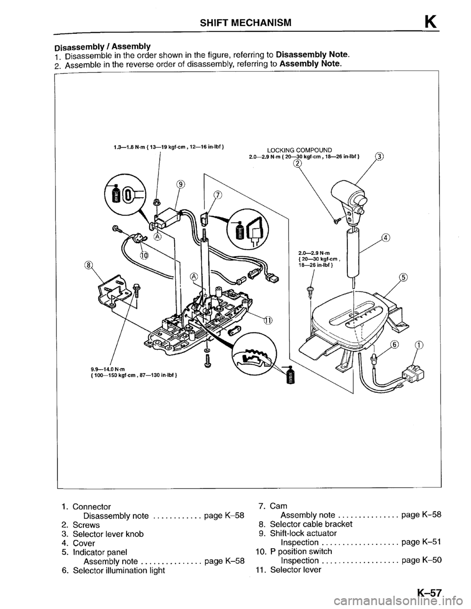 MAZDA PROTEGE 1996 Workshop Manual MAZDA PROTEGE 1996 Workshop Manual