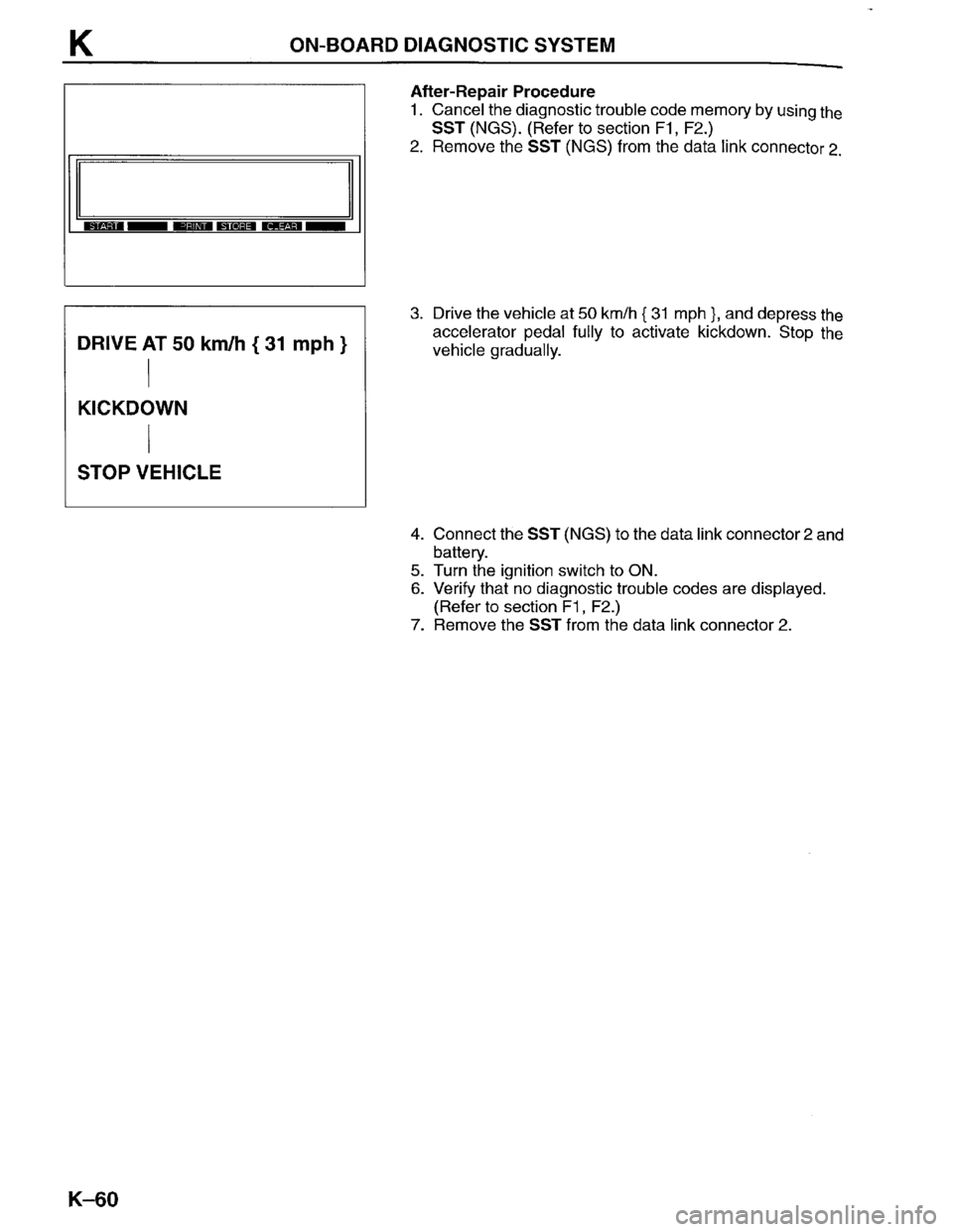 MAZDA PROTEGE 1996 Workshop Manual MAZDA PROTEGE 1996 Workshop Manual