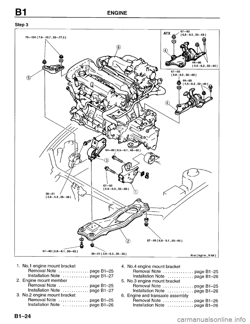 MAZDA PROTEGE 1996 Repair Manual MAZDA PROTEGE 1996 Repair Manual