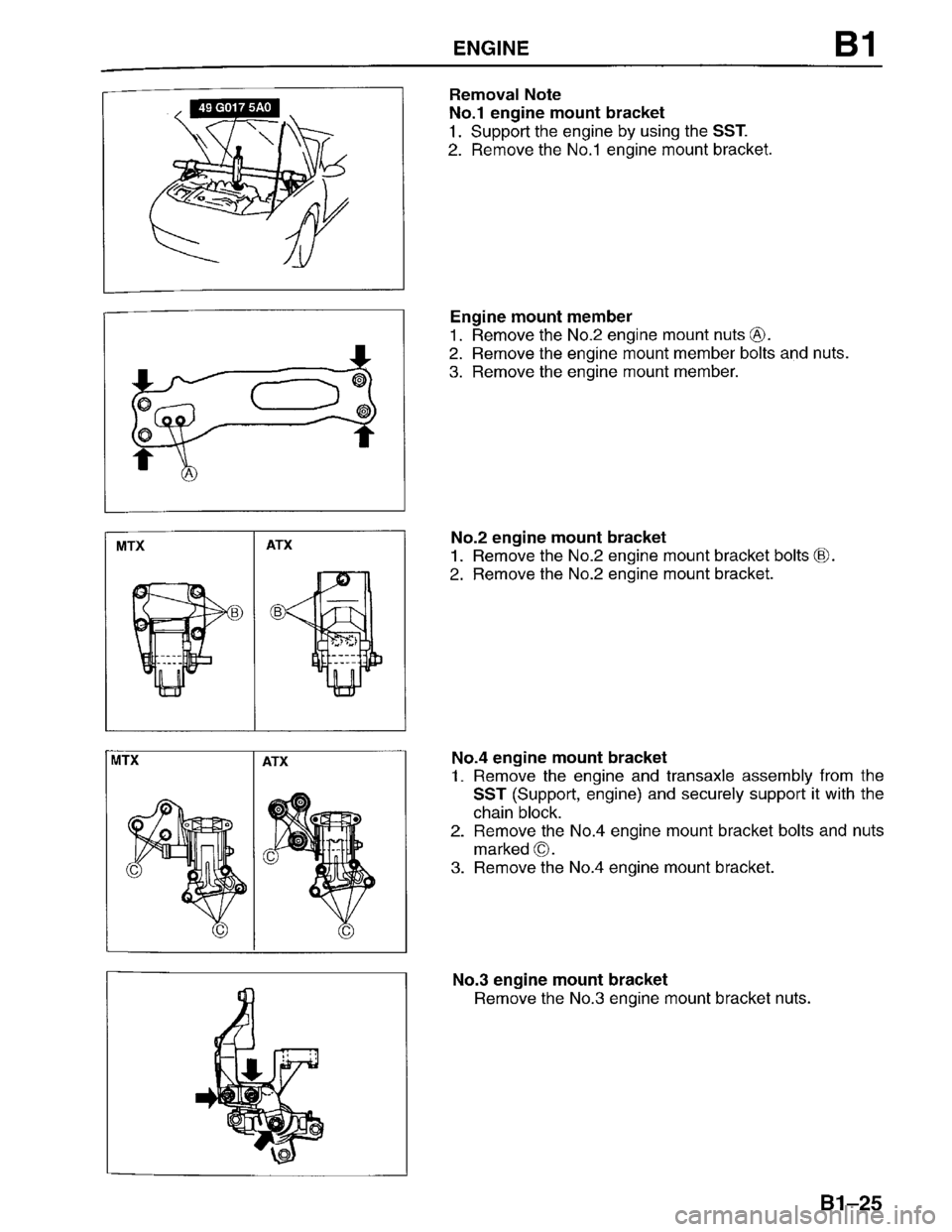 MAZDA PROTEGE 1996 Repair Manual MAZDA PROTEGE 1996 Repair Manual