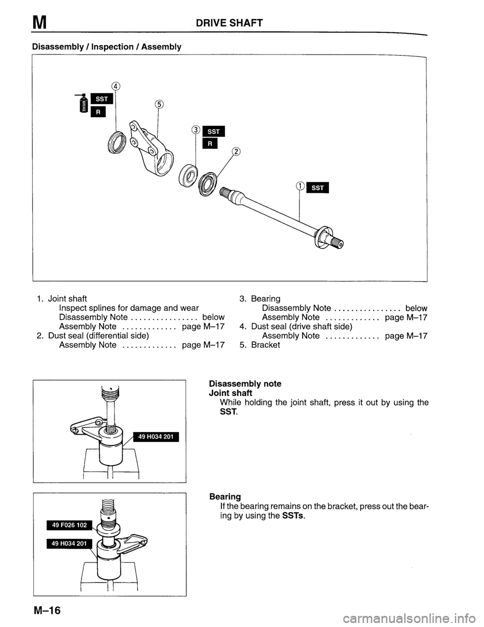 MAZDA PROTEGE 1996 Workshop Manual MAZDA PROTEGE 1996 Workshop Manual