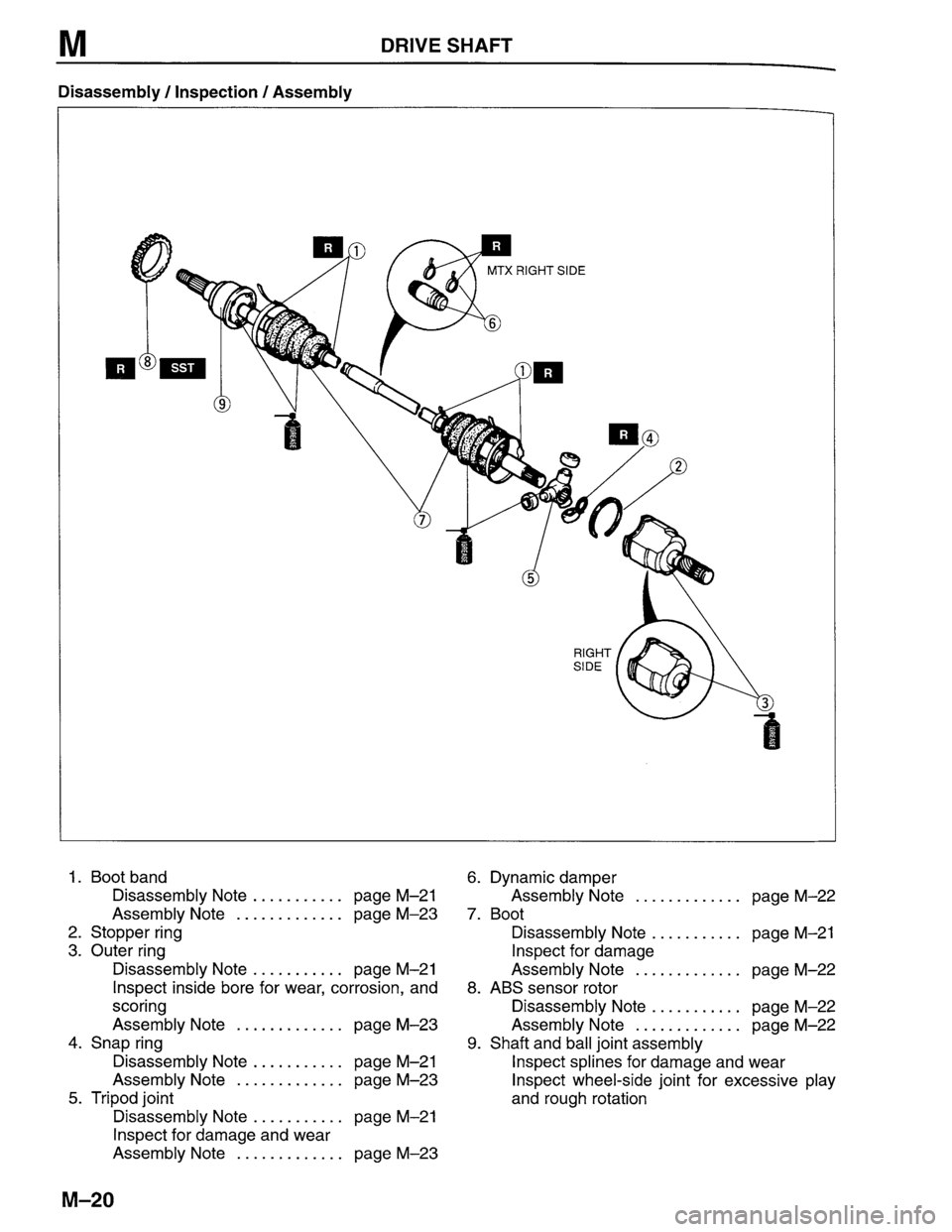MAZDA PROTEGE 1996 Workshop Manual MAZDA PROTEGE 1996 Workshop Manual
