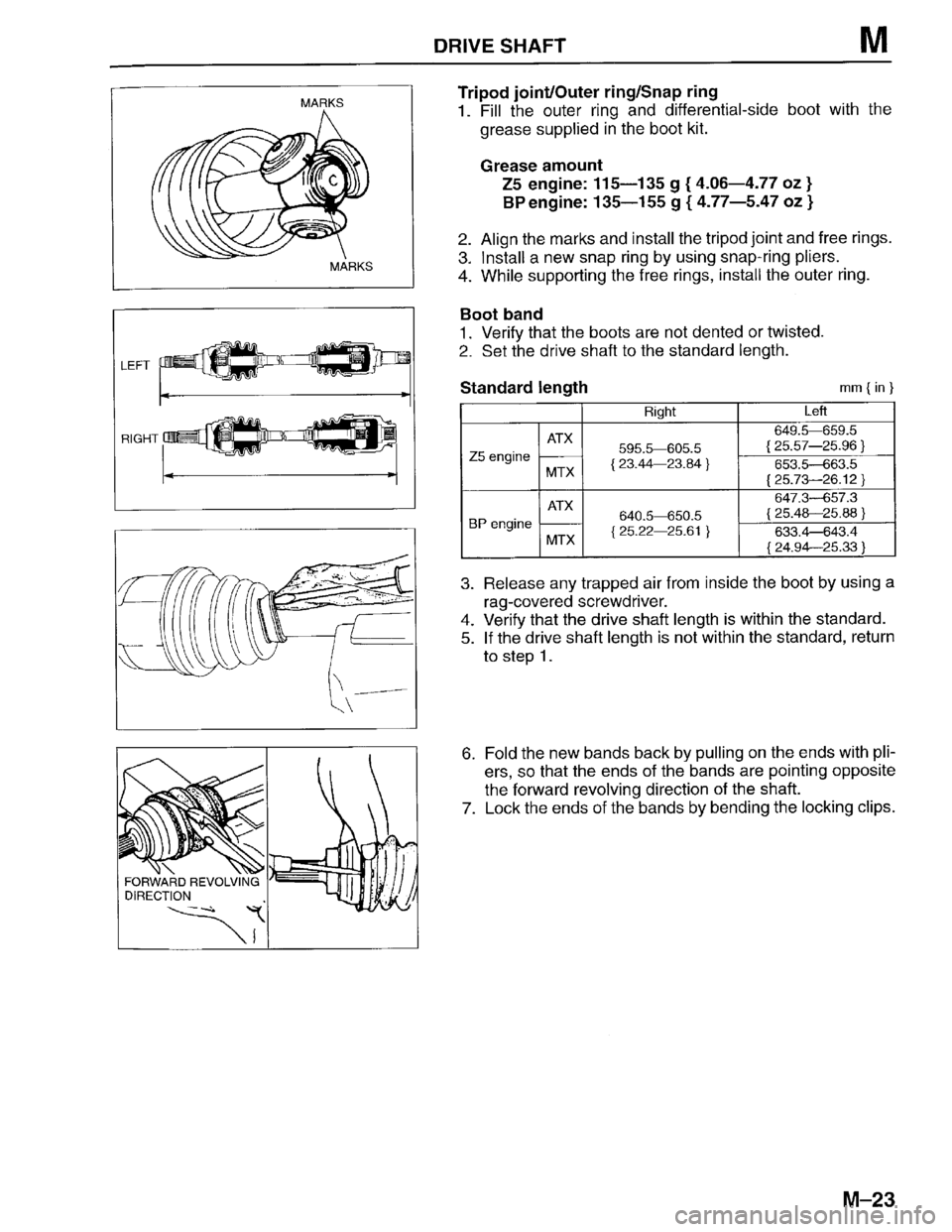MAZDA PROTEGE 1996 Workshop Manual MAZDA PROTEGE 1996 Workshop Manual