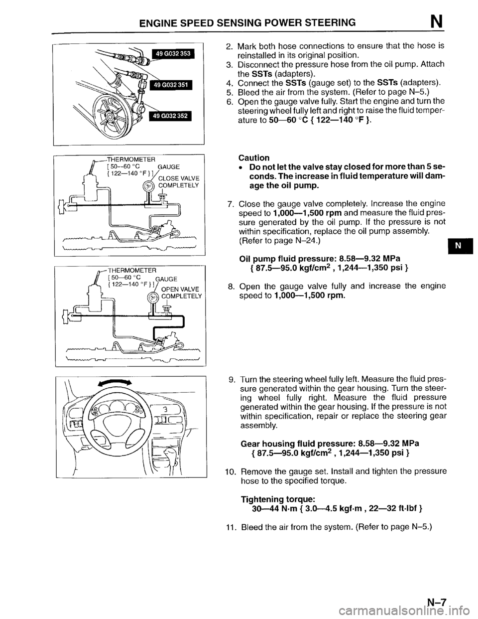 MAZDA PROTEGE 1996 Workshop Manual MAZDA PROTEGE 1996 Workshop Manual