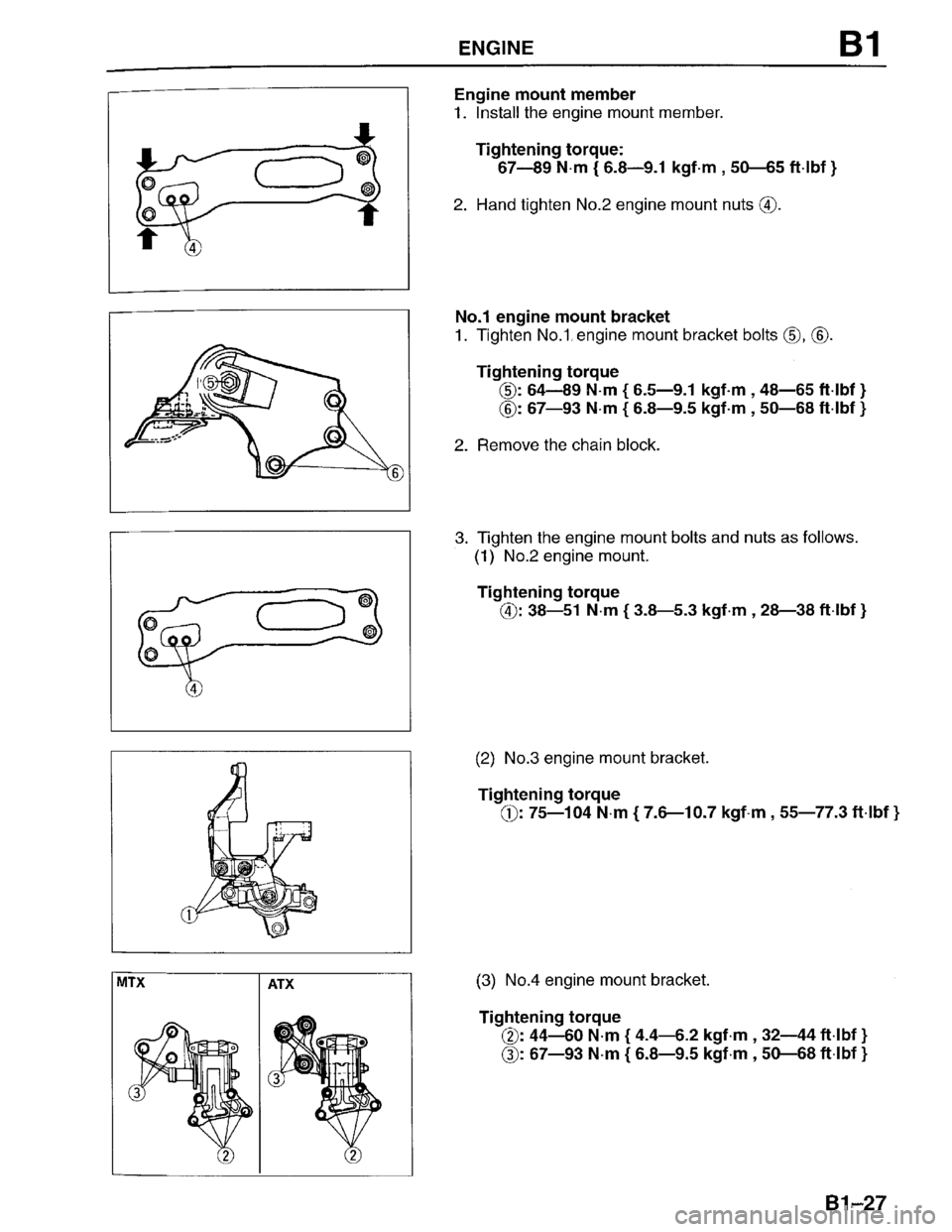 MAZDA PROTEGE 1996 Repair Manual MAZDA PROTEGE 1996 Repair Manual