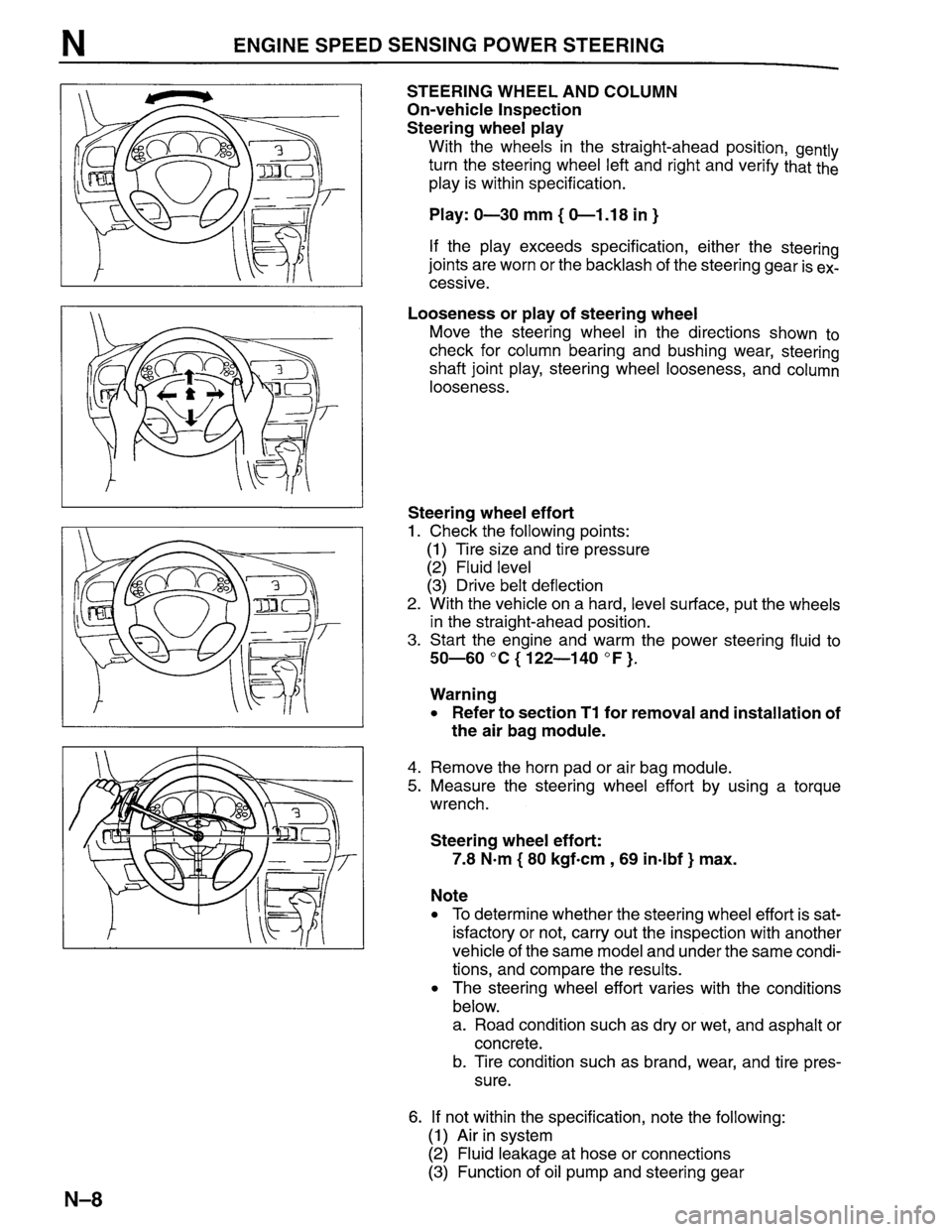 MAZDA PROTEGE 1996 Workshop Manual MAZDA PROTEGE 1996 Workshop Manual