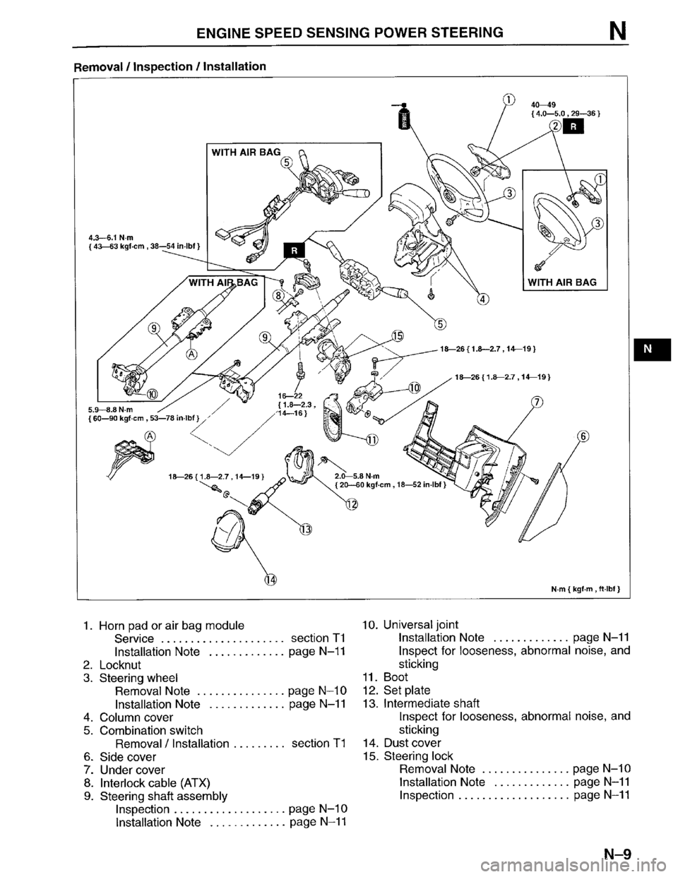 MAZDA PROTEGE 1996 Workshop Manual MAZDA PROTEGE 1996 Workshop Manual