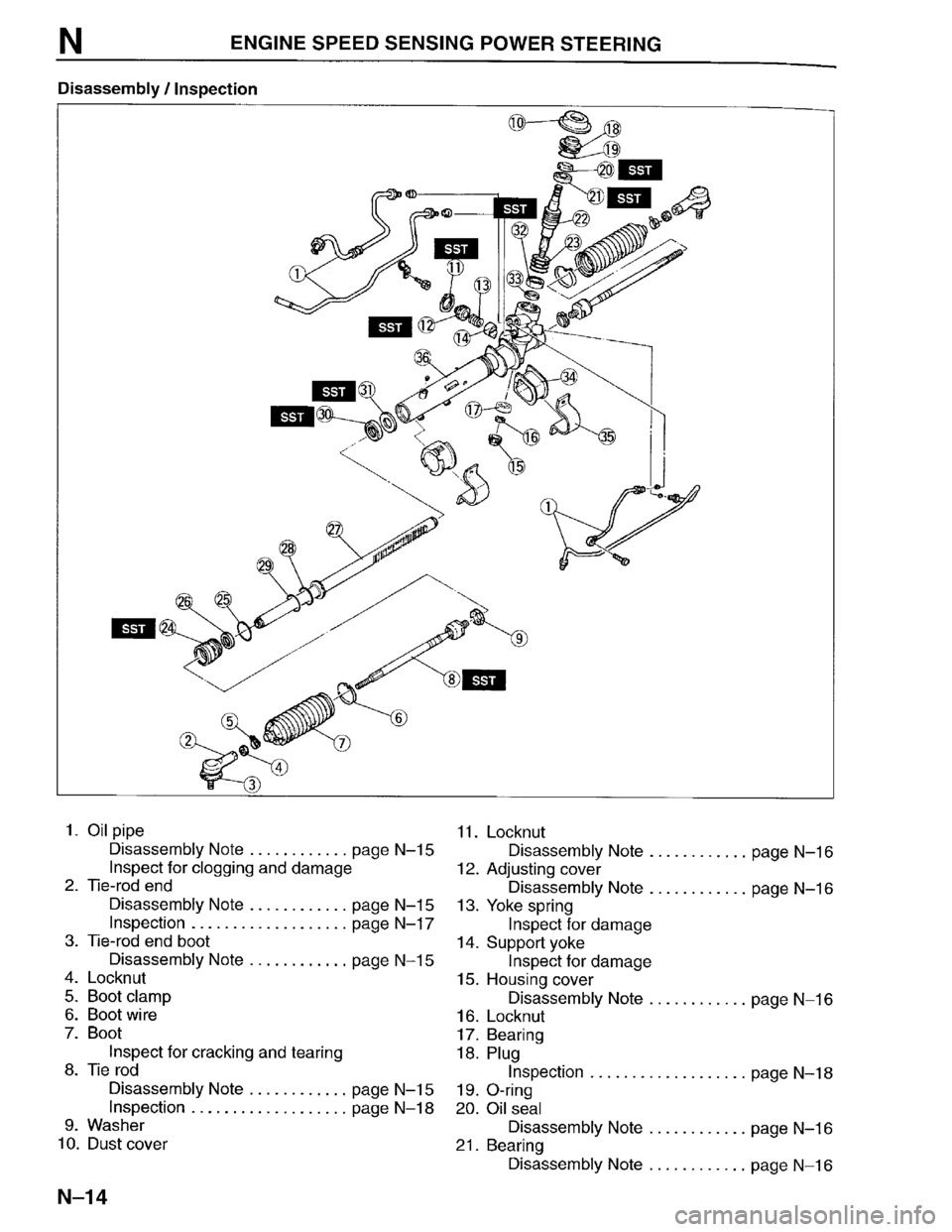 MAZDA PROTEGE 1996 Workshop Manual MAZDA PROTEGE 1996 Workshop Manual