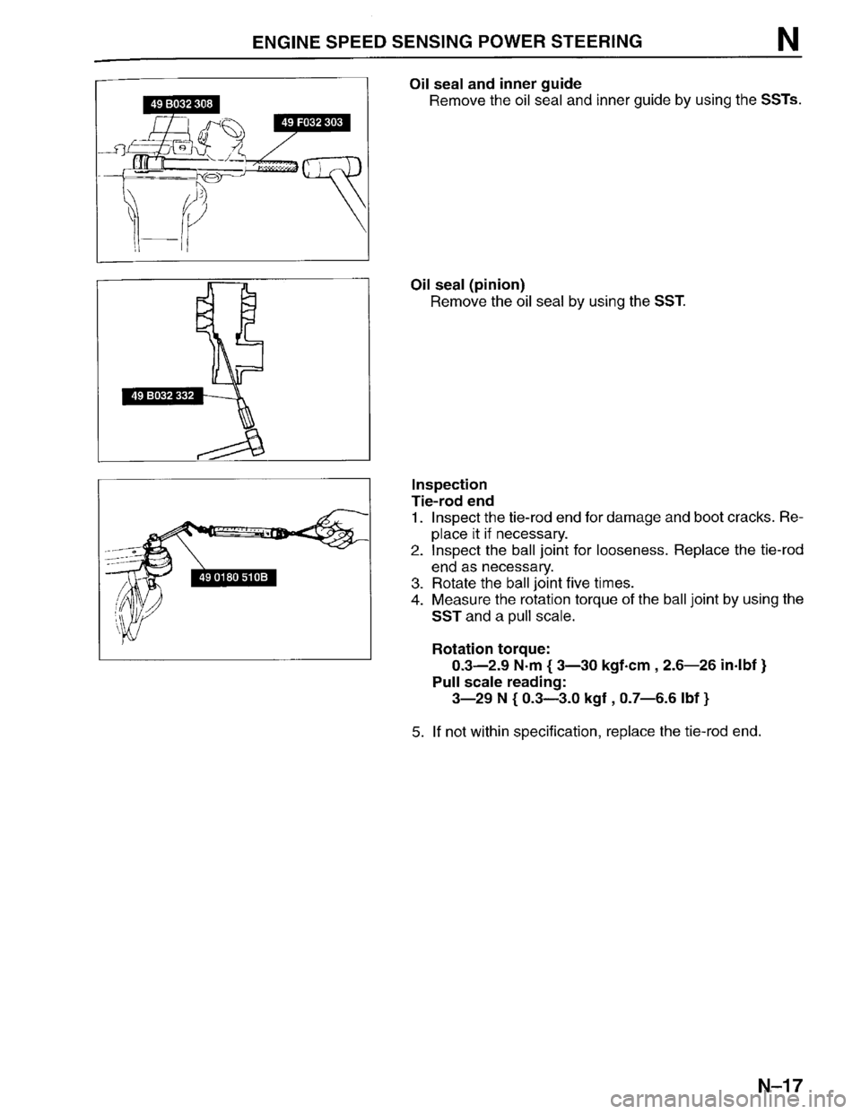 MAZDA PROTEGE 1996 Workshop Manual MAZDA PROTEGE 1996 Workshop Manual