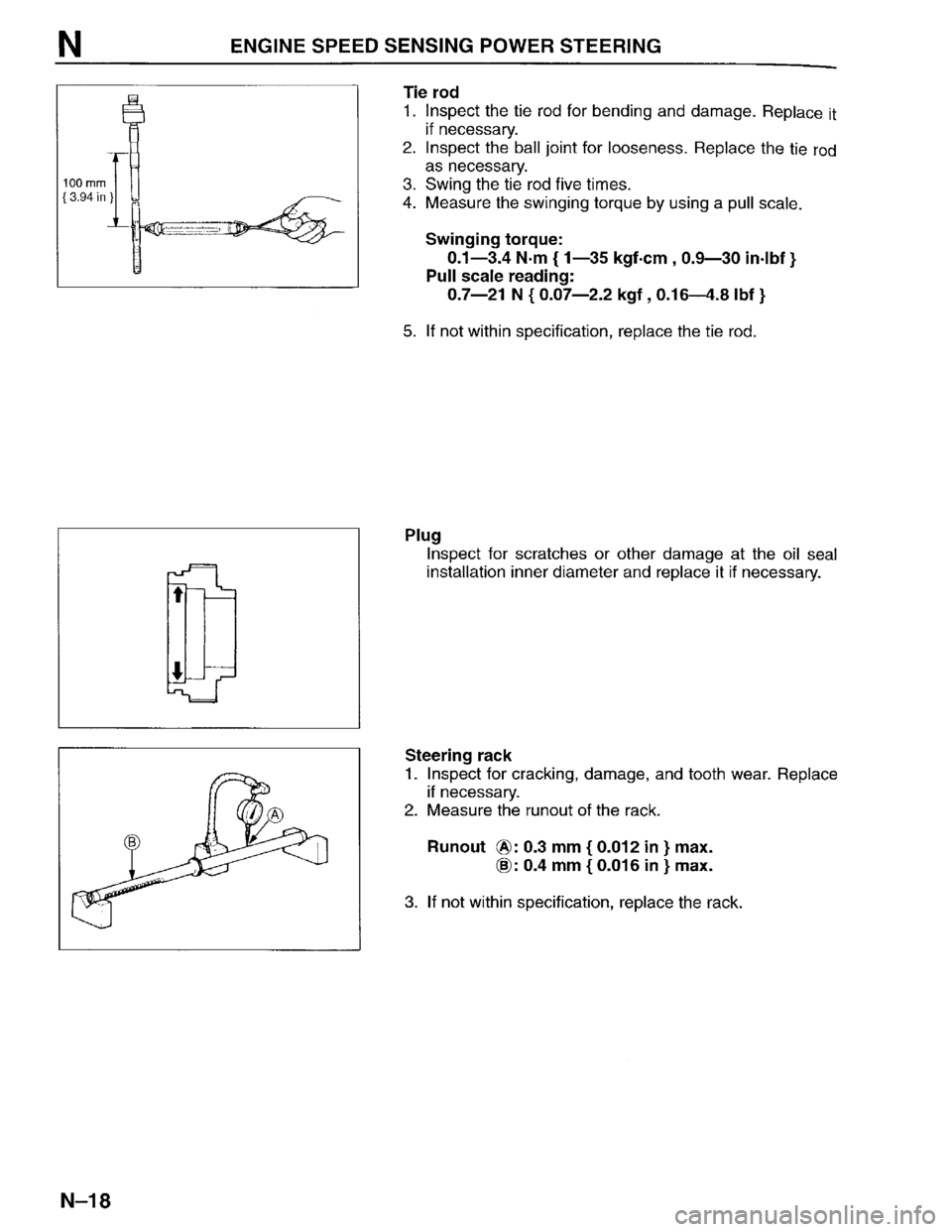 MAZDA PROTEGE 1996 Workshop Manual MAZDA PROTEGE 1996 Workshop Manual