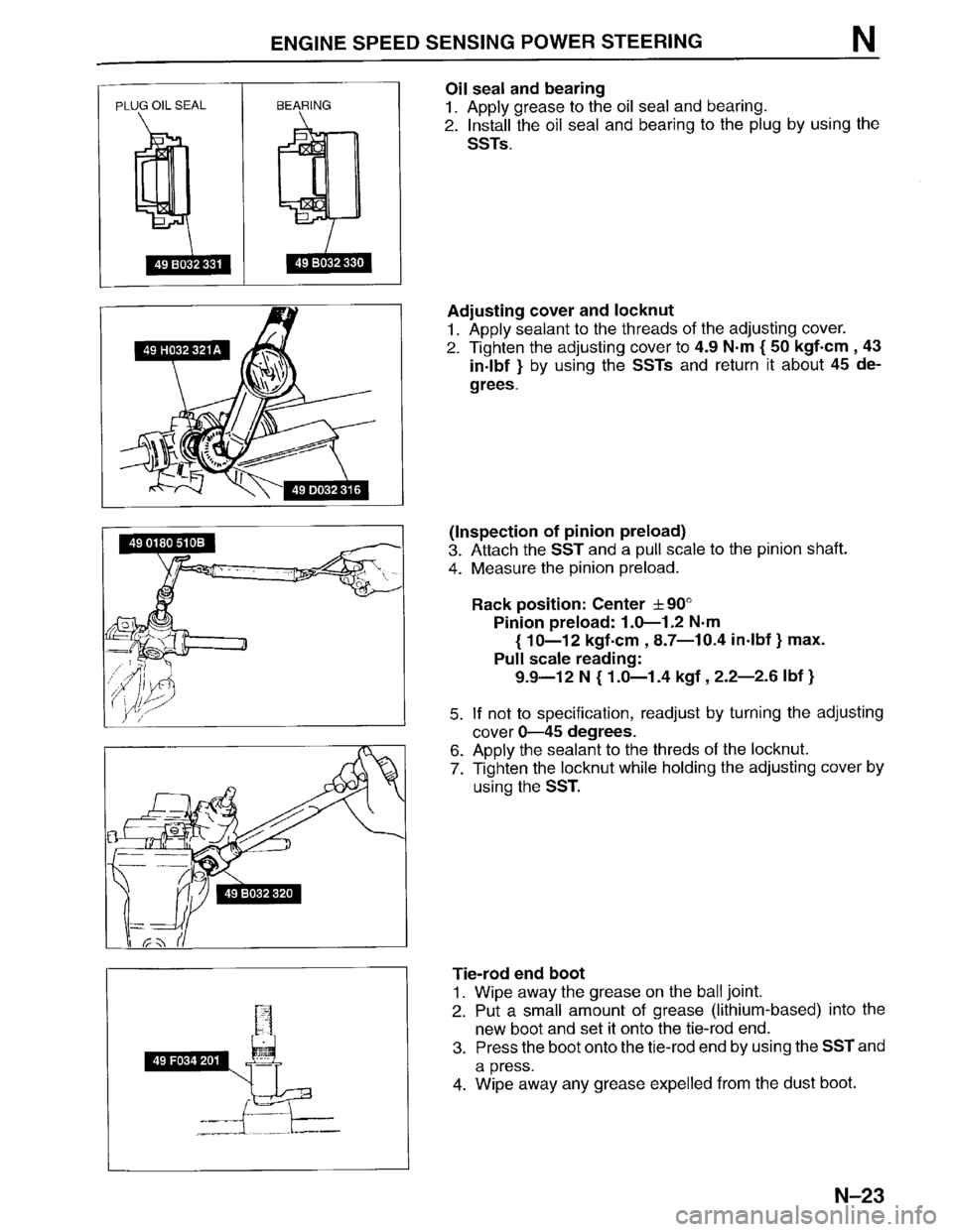 MAZDA PROTEGE 1996 Workshop Manual MAZDA PROTEGE 1996 Workshop Manual