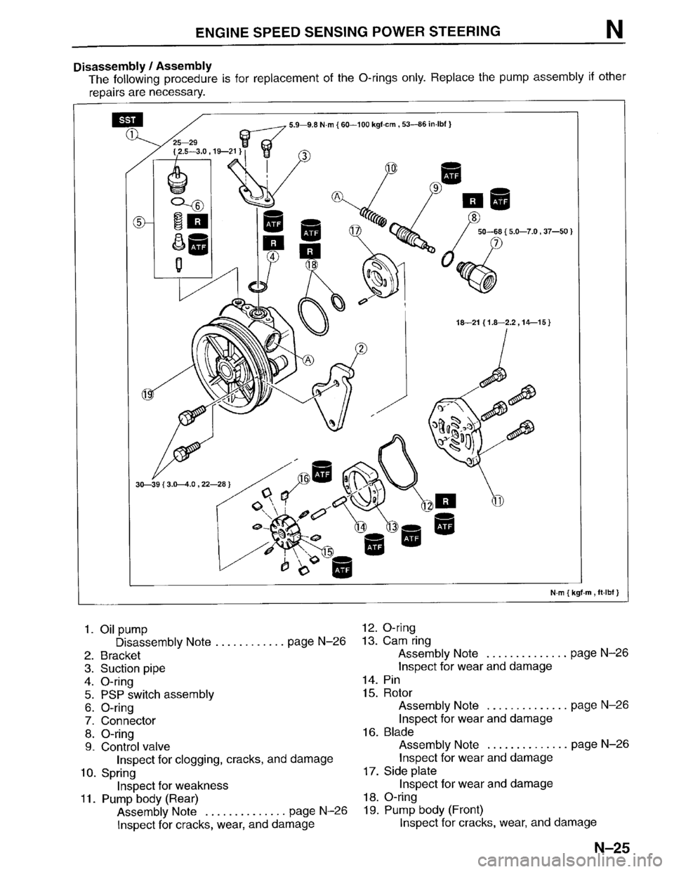 MAZDA PROTEGE 1996 Workshop Manual MAZDA PROTEGE 1996 Workshop Manual