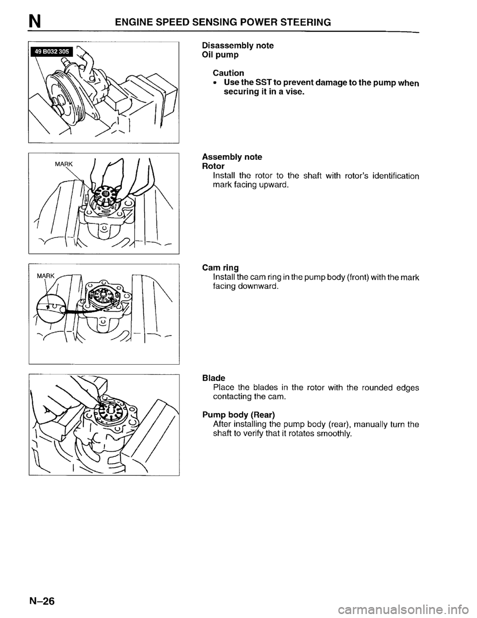 MAZDA PROTEGE 1996 Workshop Manual MAZDA PROTEGE 1996 Workshop Manual