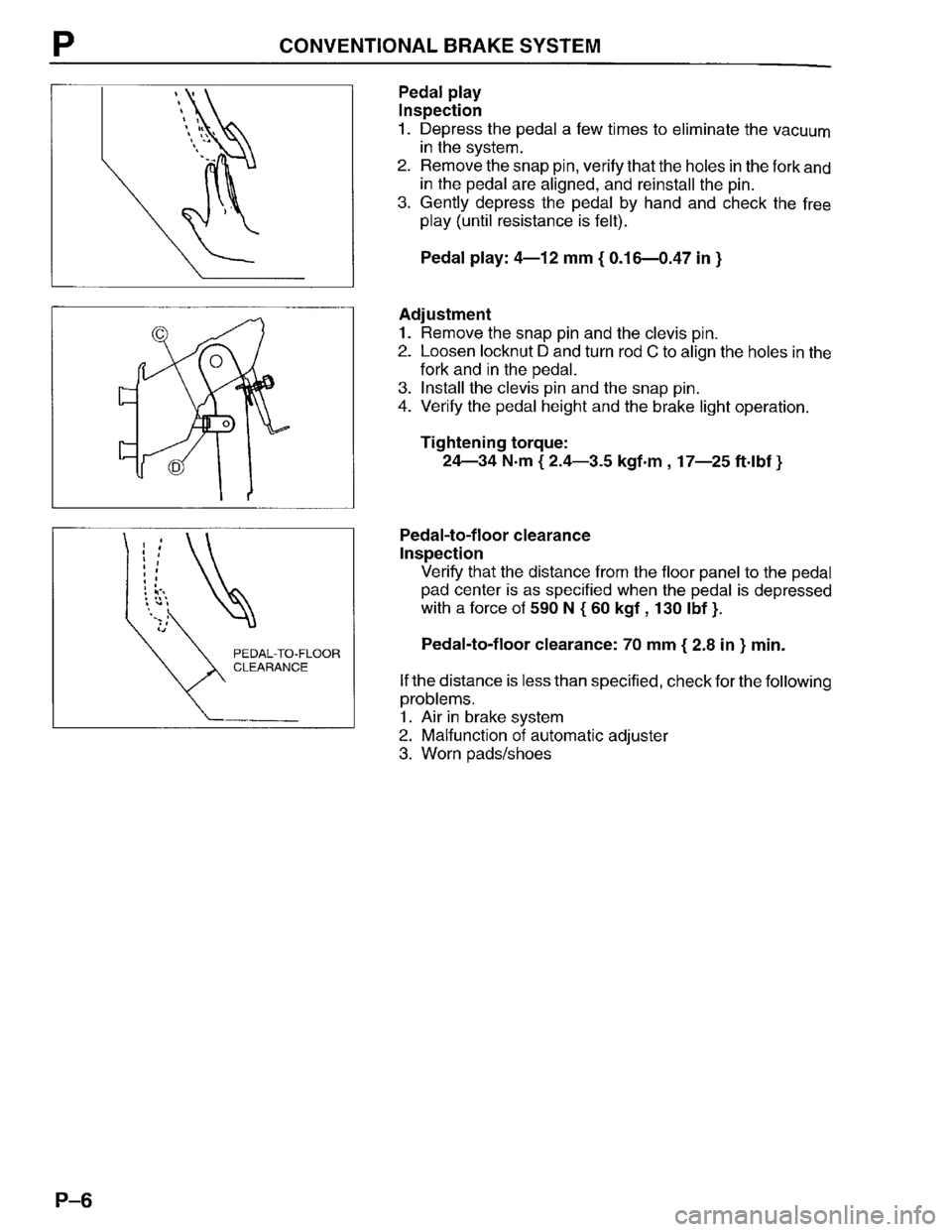 MAZDA PROTEGE 1996 Workshop Manual MAZDA PROTEGE 1996 Workshop Manual