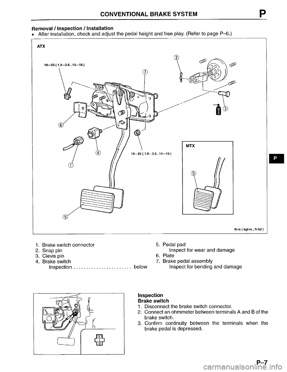 MAZDA PROTEGE 1996 Workshop Manual MAZDA PROTEGE 1996 Workshop Manual