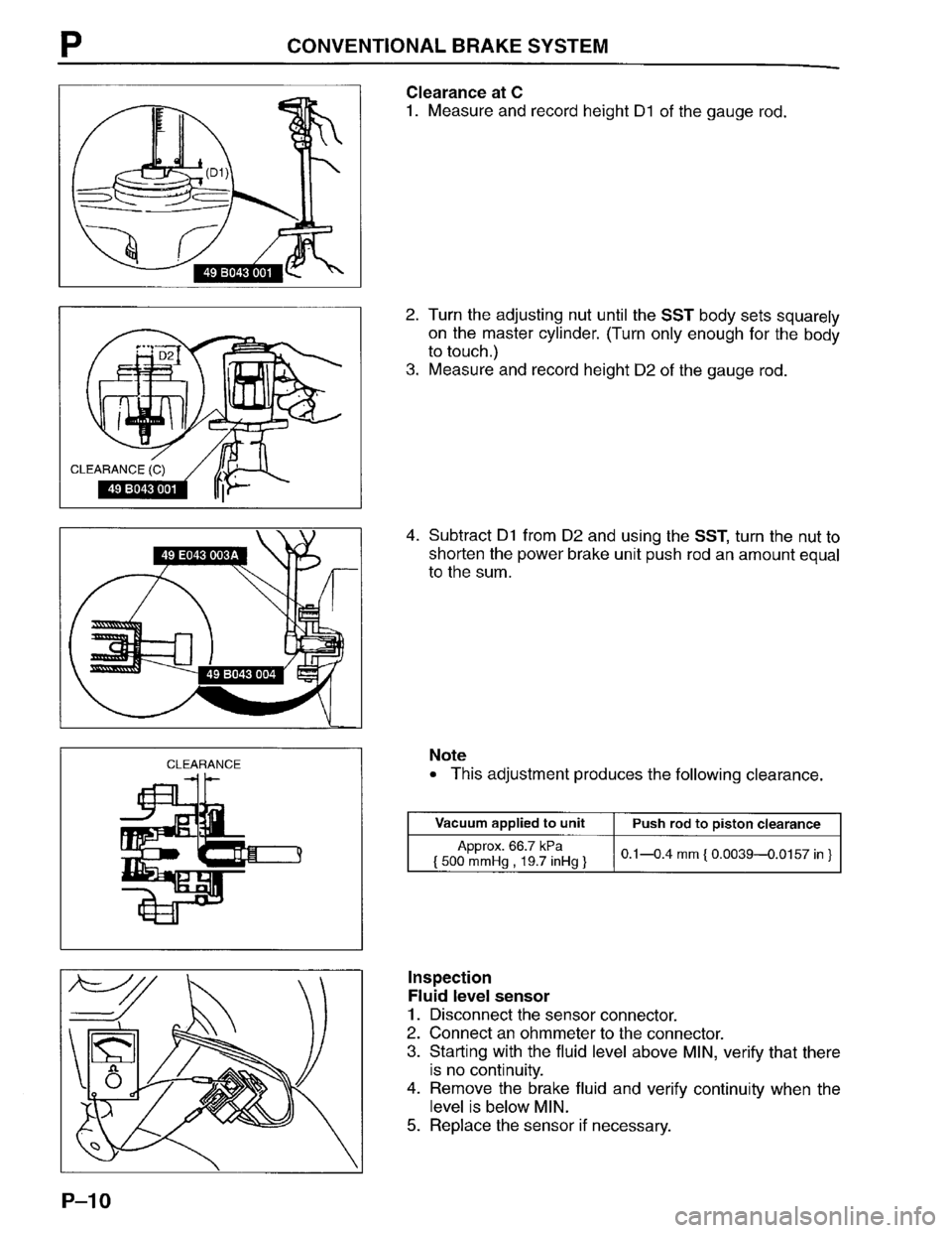 MAZDA PROTEGE 1996 Workshop Manual MAZDA PROTEGE 1996 Workshop Manual