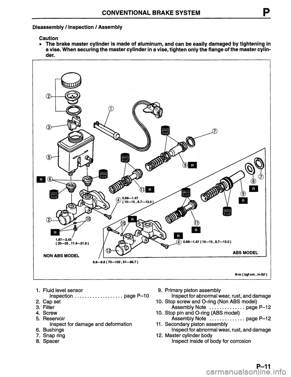 MAZDA PROTEGE 1996 Workshop Manual MAZDA PROTEGE 1996 Workshop Manual