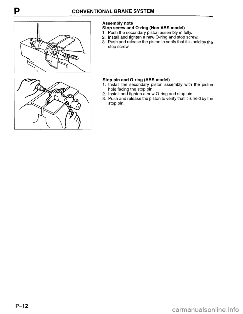 MAZDA PROTEGE 1996 Workshop Manual MAZDA PROTEGE 1996 Workshop Manual