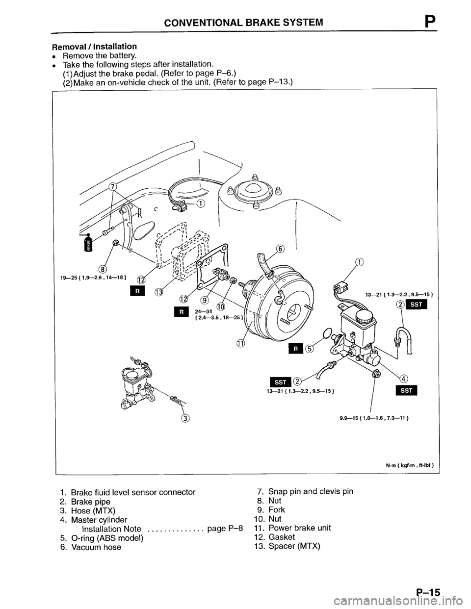 MAZDA PROTEGE 1996 Workshop Manual MAZDA PROTEGE 1996 Workshop Manual