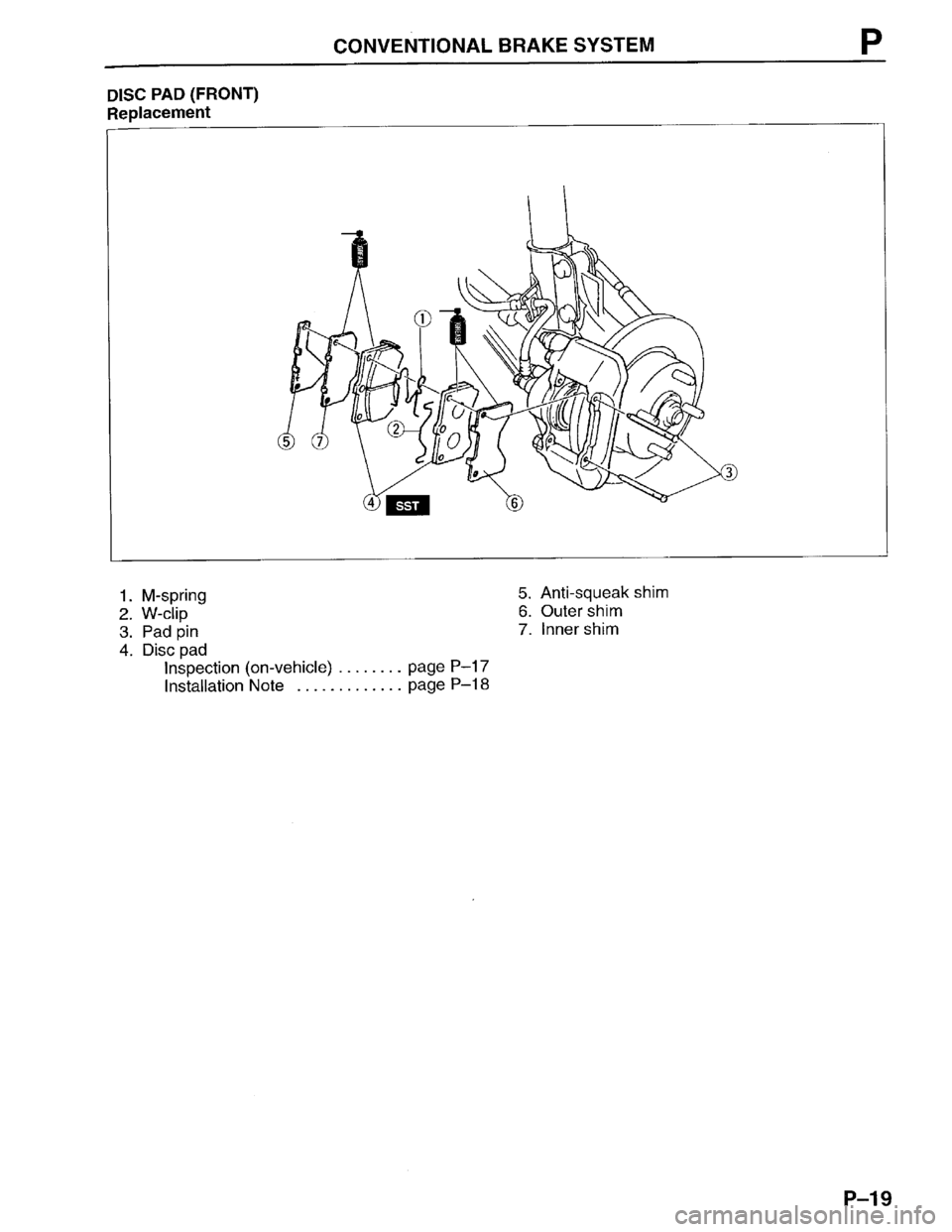 MAZDA PROTEGE 1996 Workshop Manual MAZDA PROTEGE 1996 Workshop Manual