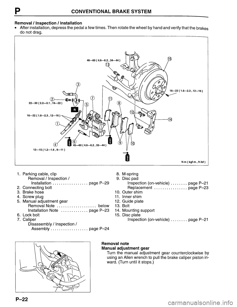 MAZDA PROTEGE 1996 Workshop Manual MAZDA PROTEGE 1996 Workshop Manual