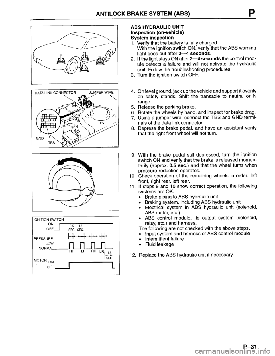 MAZDA PROTEGE 1996 Workshop Manual MAZDA PROTEGE 1996 Workshop Manual