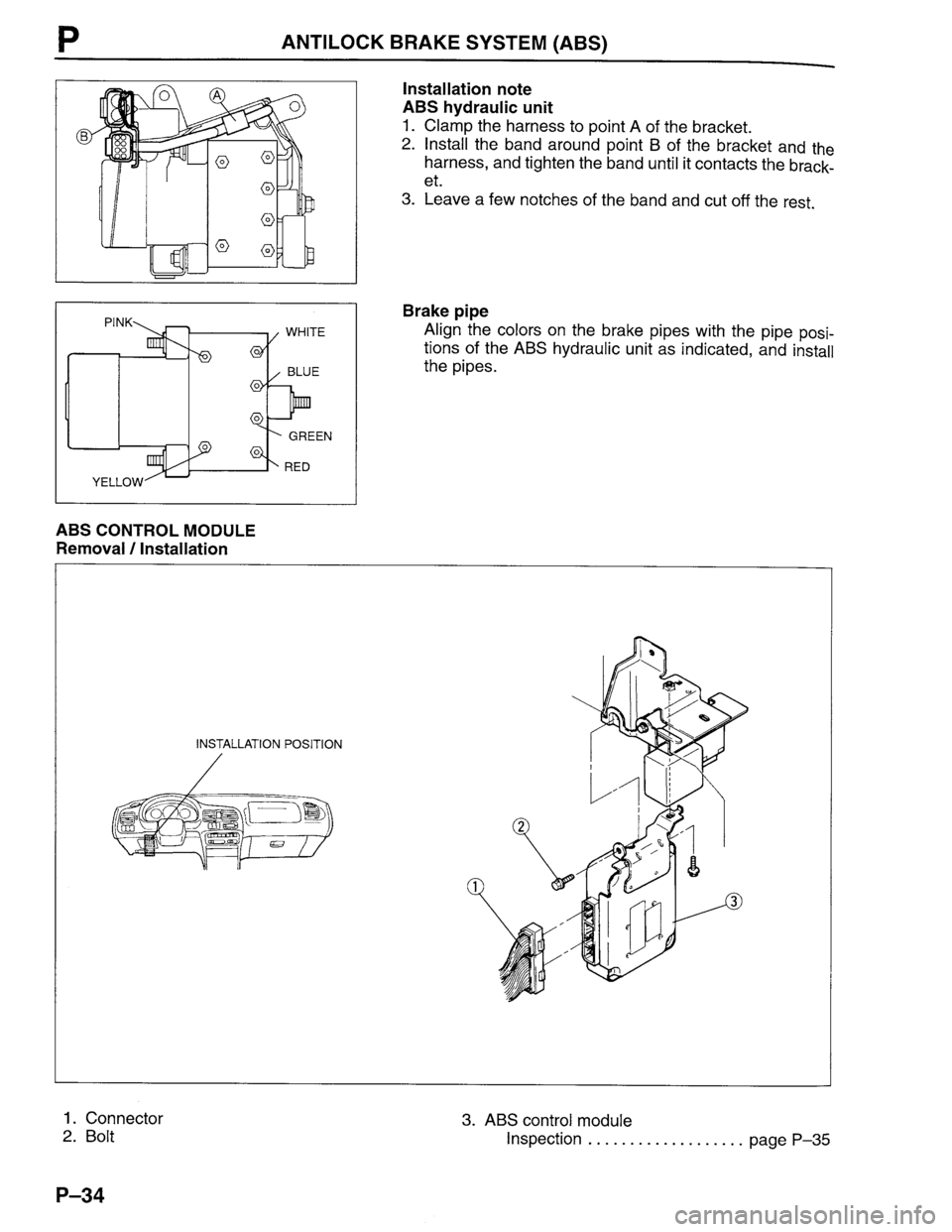 MAZDA PROTEGE 1996 Workshop Manual MAZDA PROTEGE 1996 Workshop Manual