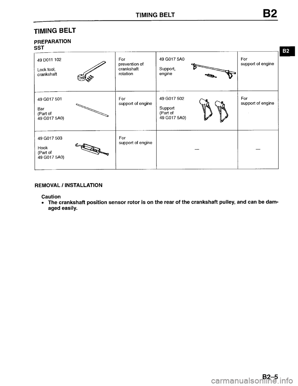 MAZDA PROTEGE 1996 Repair Manual MAZDA PROTEGE 1996 Repair Manual