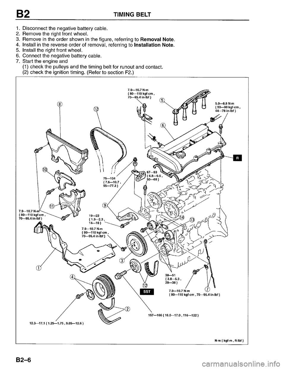 MAZDA PROTEGE 1996 Repair Manual MAZDA PROTEGE 1996 Repair Manual
