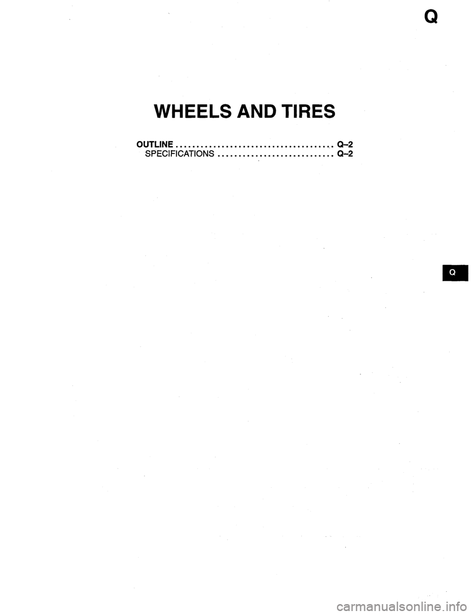 MAZDA PROTEGE 1996 Workshop Manual MAZDA PROTEGE 1996 Workshop Manual