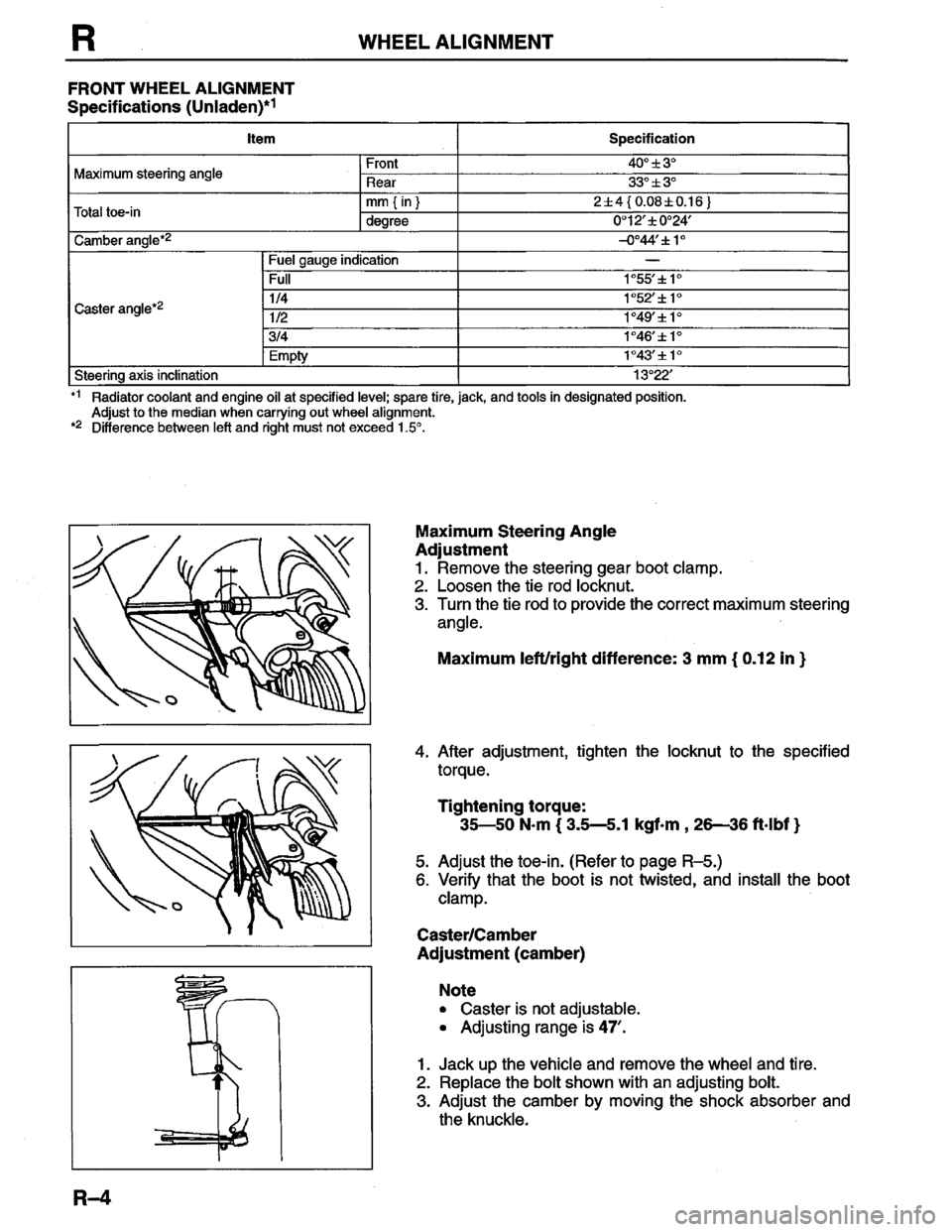 MAZDA PROTEGE 1996 Workshop Manual MAZDA PROTEGE 1996 Workshop Manual