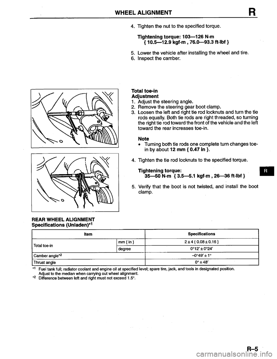 MAZDA PROTEGE 1996 Workshop Manual MAZDA PROTEGE 1996 Workshop Manual