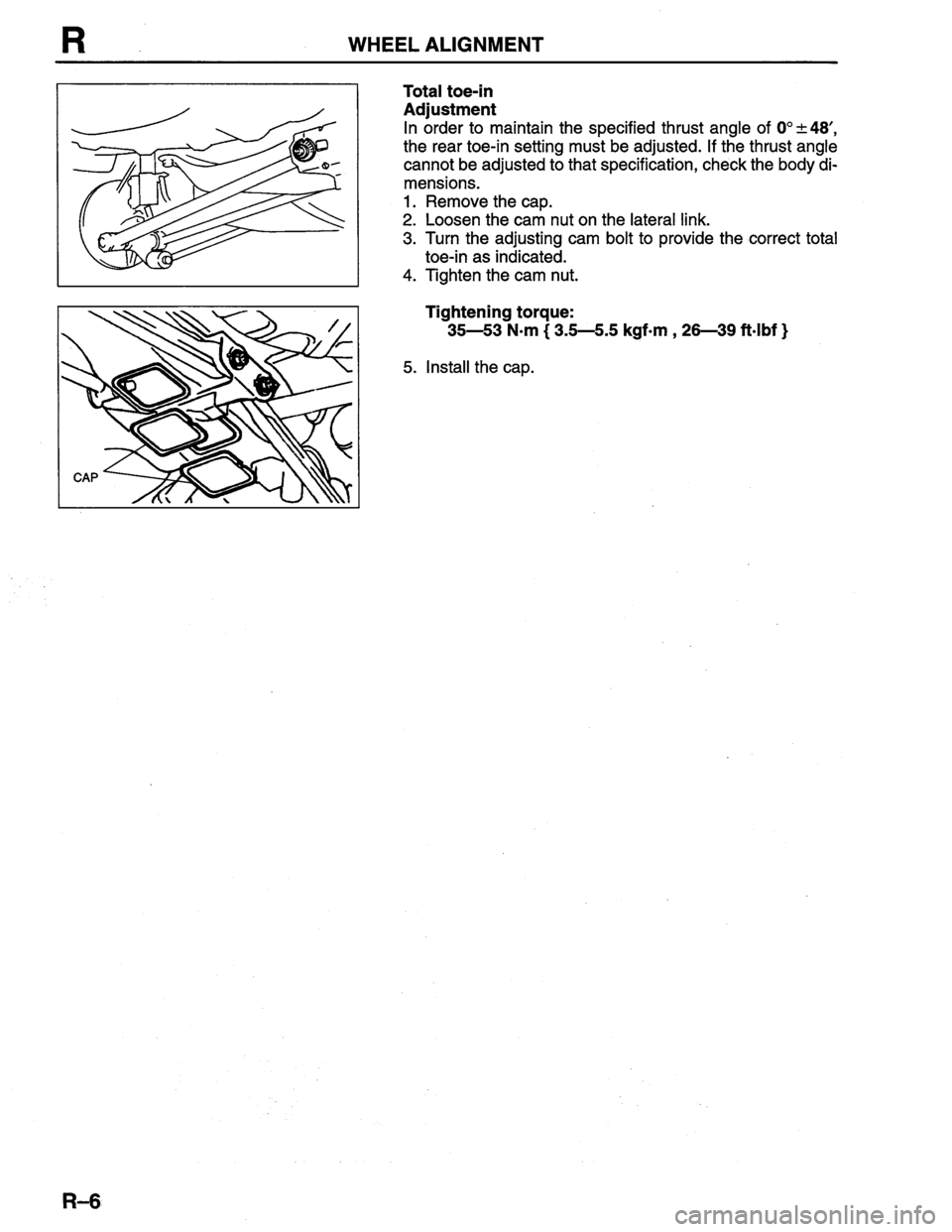 MAZDA PROTEGE 1996 Workshop Manual MAZDA PROTEGE 1996 Workshop Manual