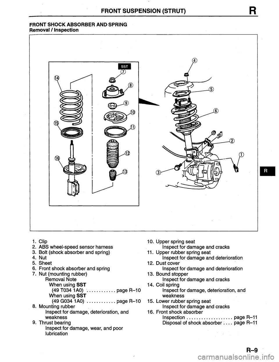 MAZDA PROTEGE 1996 Workshop Manual MAZDA PROTEGE 1996 Workshop Manual