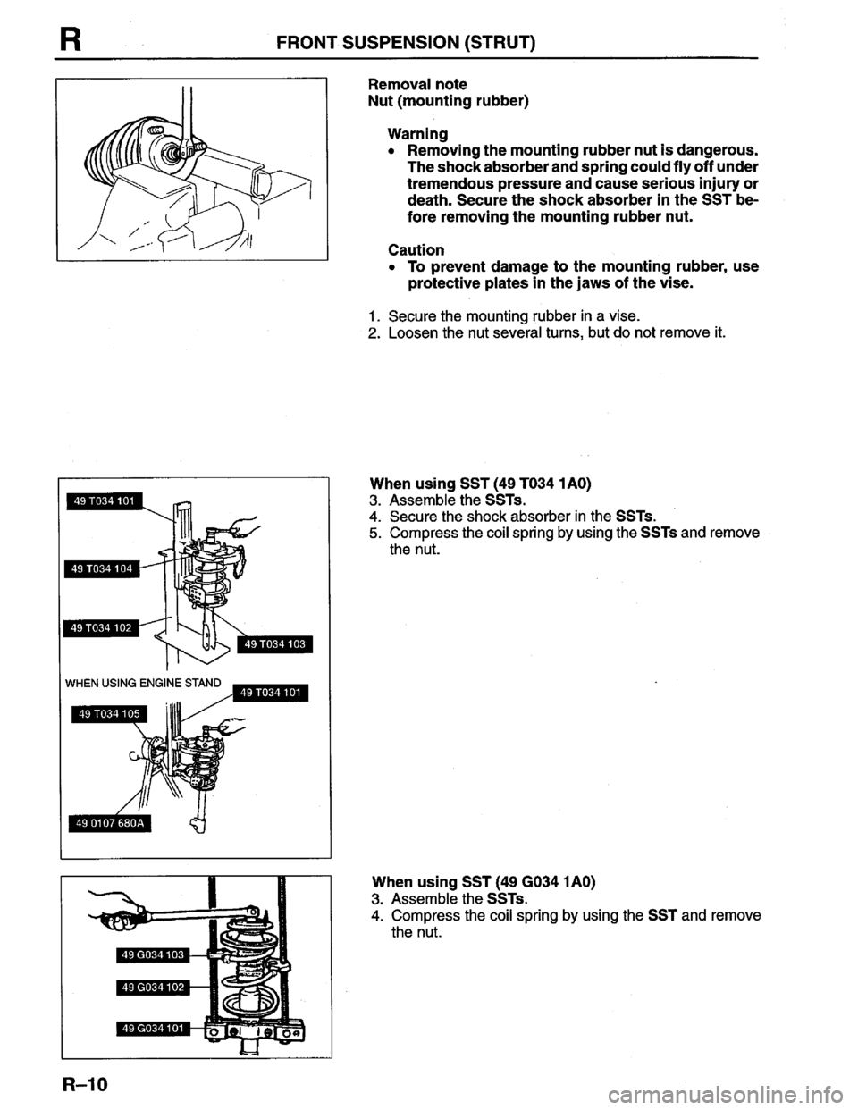 MAZDA PROTEGE 1996 Workshop Manual MAZDA PROTEGE 1996 Workshop Manual