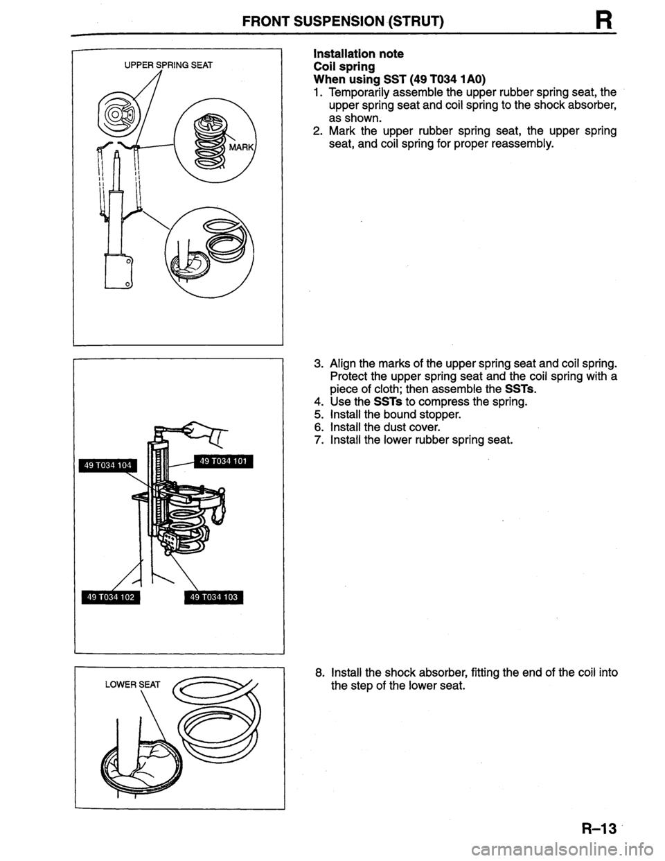 MAZDA PROTEGE 1996 Workshop Manual MAZDA PROTEGE 1996 Workshop Manual