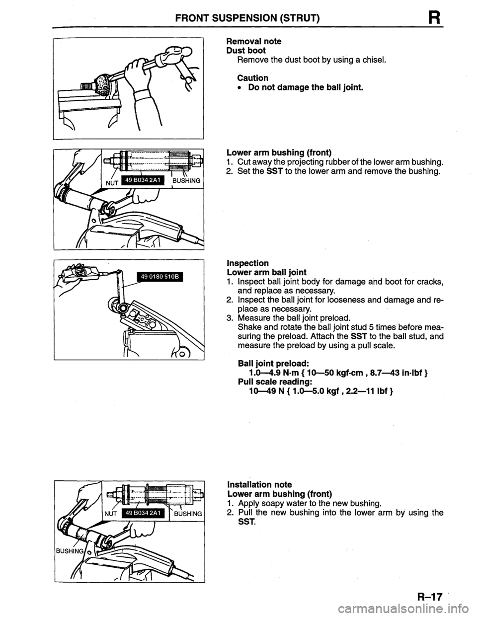 MAZDA PROTEGE 1996 Workshop Manual MAZDA PROTEGE 1996 Workshop Manual