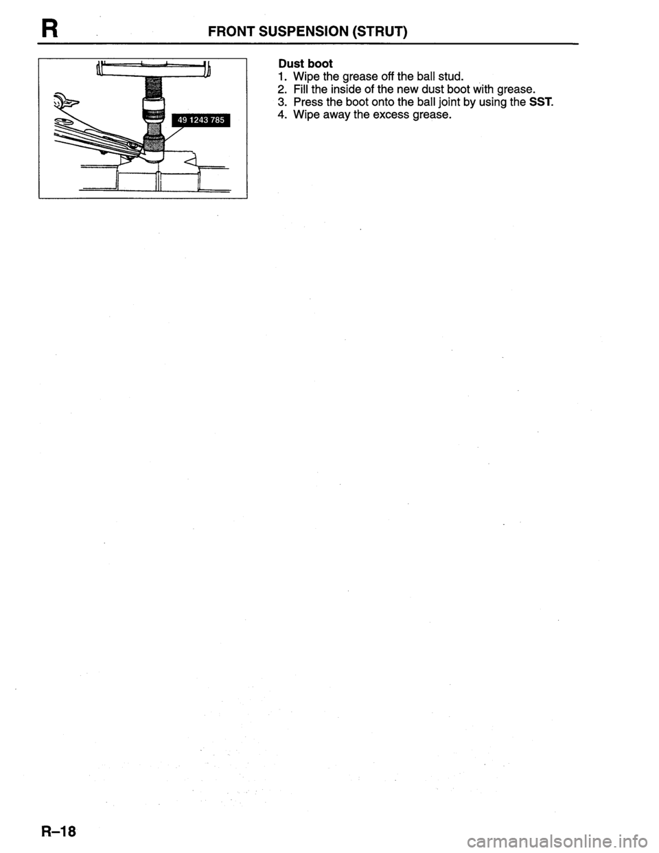 MAZDA PROTEGE 1996 Workshop Manual MAZDA PROTEGE 1996 Workshop Manual