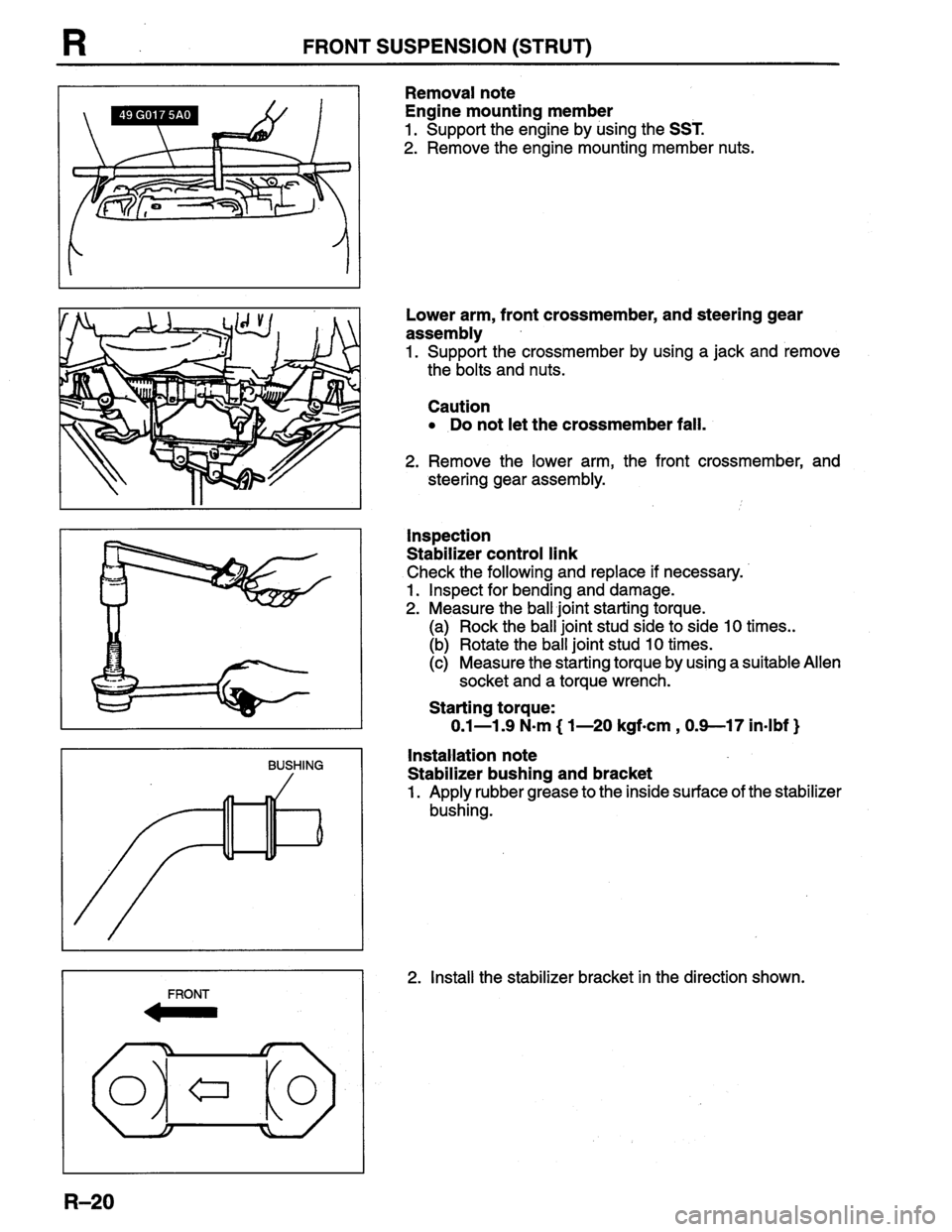 MAZDA PROTEGE 1996 Workshop Manual MAZDA PROTEGE 1996 Workshop Manual