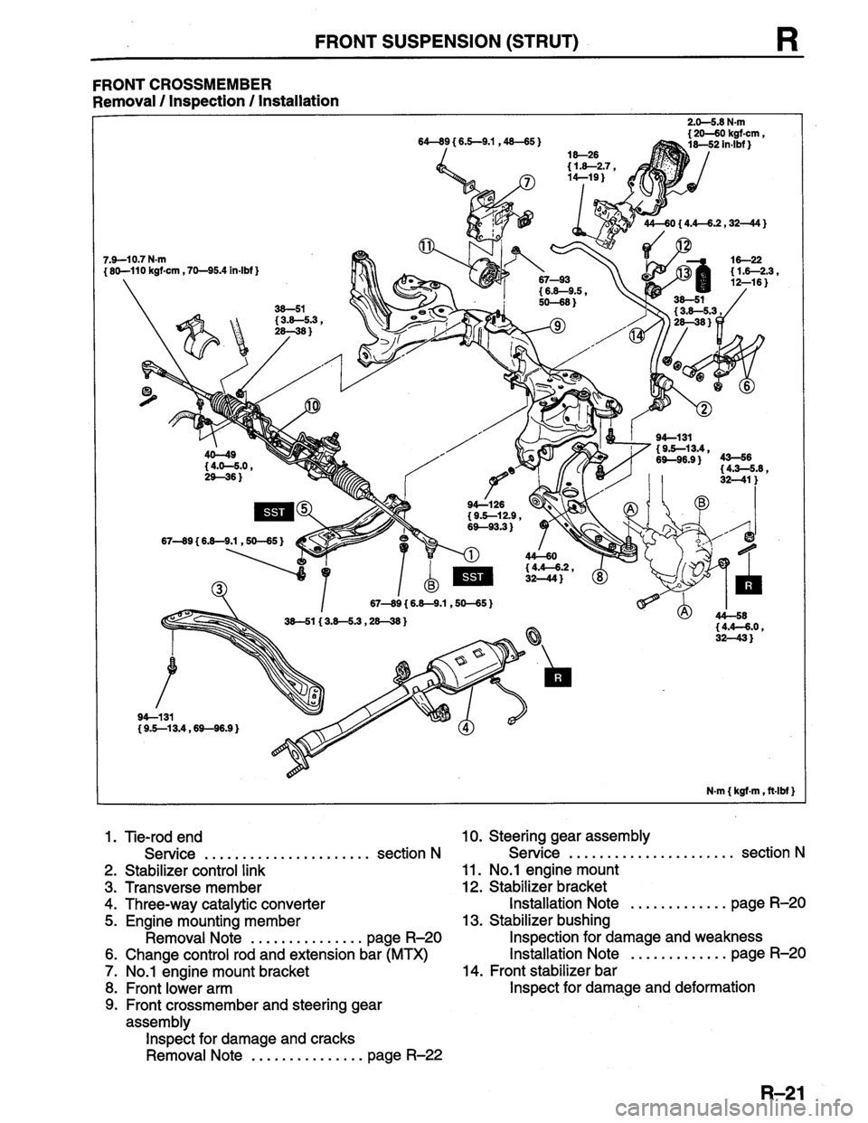 MAZDA PROTEGE 1996 Workshop Manual MAZDA PROTEGE 1996 Workshop Manual