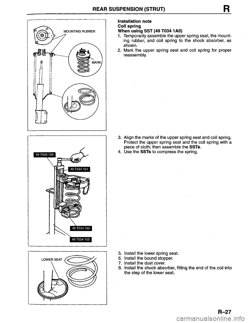 MAZDA PROTEGE 1996 Workshop Manual MAZDA PROTEGE 1996 Workshop Manual