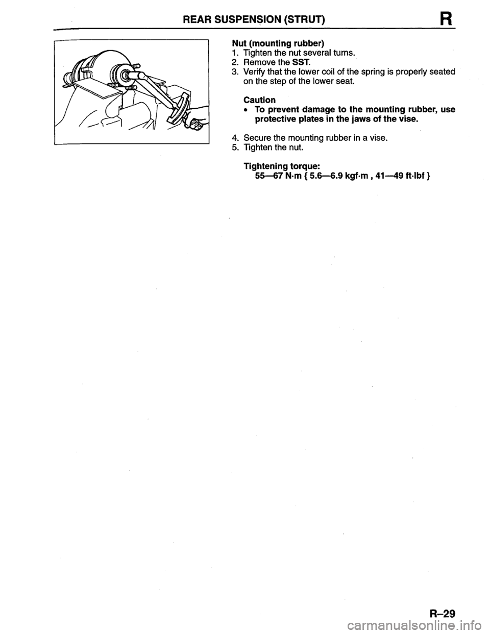 MAZDA PROTEGE 1996 Workshop Manual MAZDA PROTEGE 1996 Workshop Manual