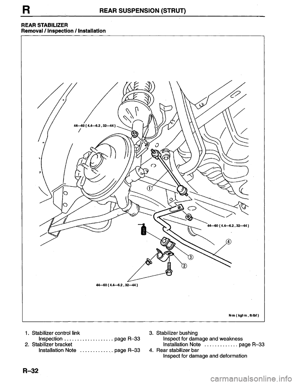 MAZDA PROTEGE 1996 Workshop Manual MAZDA PROTEGE 1996 Workshop Manual