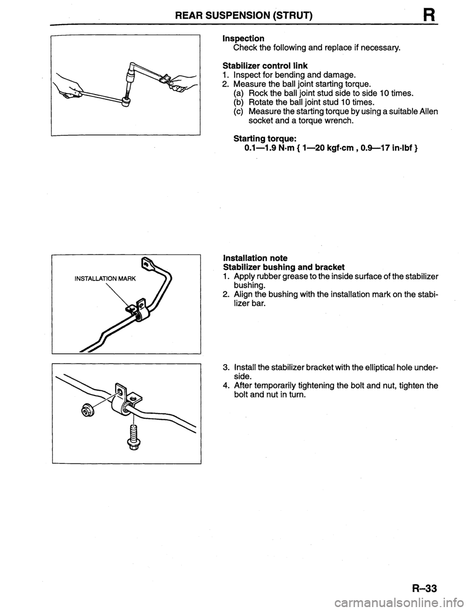 MAZDA PROTEGE 1996 Workshop Manual MAZDA PROTEGE 1996 Workshop Manual