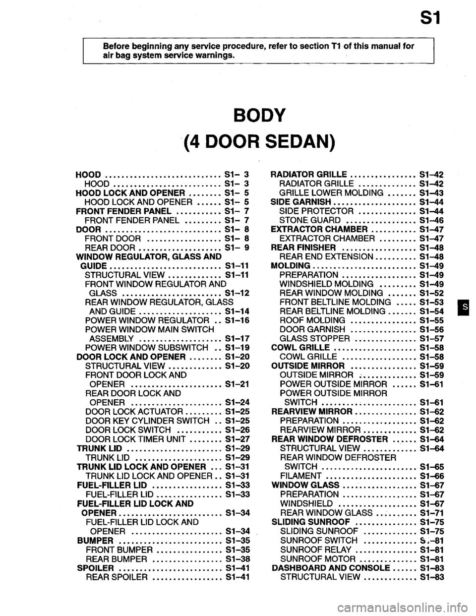 MAZDA PROTEGE 1996 Workshop Manual MAZDA PROTEGE 1996 Workshop Manual