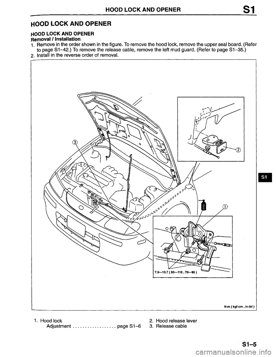MAZDA PROTEGE 1996 Workshop Manual MAZDA PROTEGE 1996 Workshop Manual