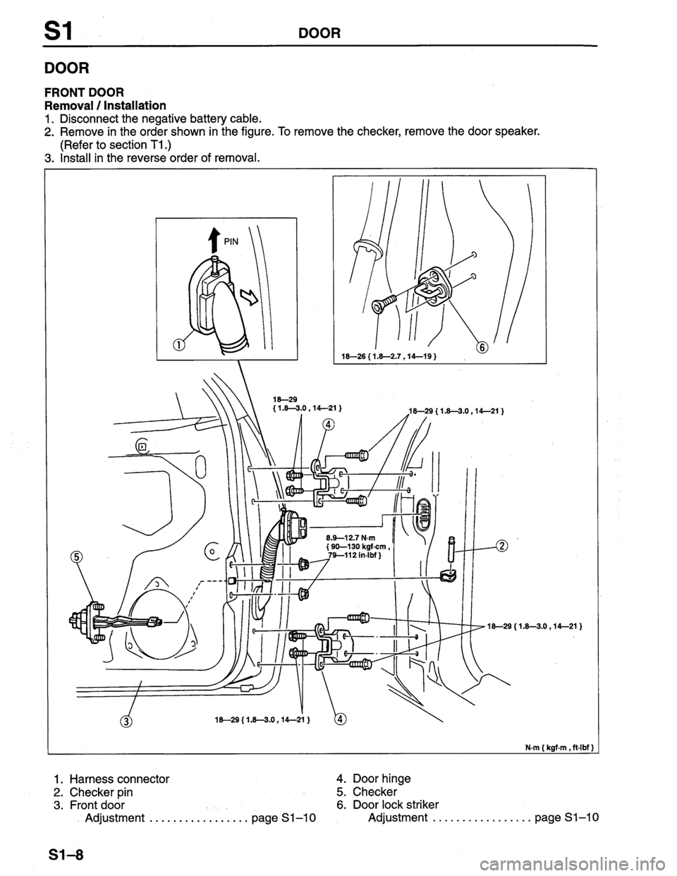 MAZDA PROTEGE 1996 Workshop Manual MAZDA PROTEGE 1996 Workshop Manual