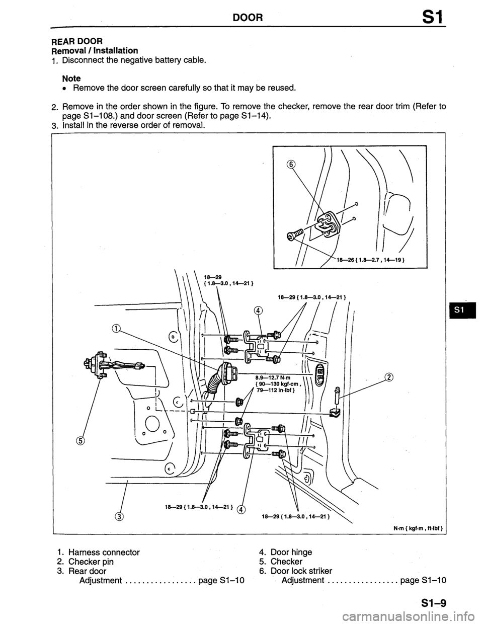 MAZDA PROTEGE 1996 Workshop Manual MAZDA PROTEGE 1996 Workshop Manual