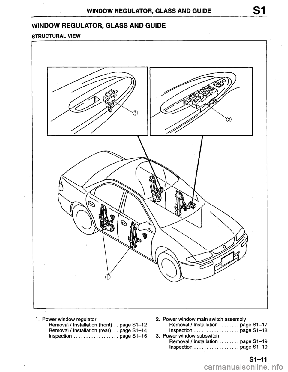 MAZDA PROTEGE 1996 Workshop Manual MAZDA PROTEGE 1996 Workshop Manual