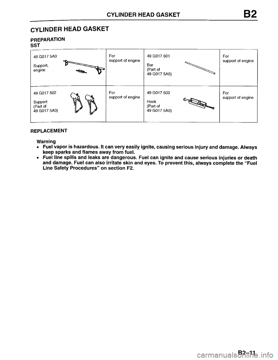 MAZDA PROTEGE 1996 Repair Manual MAZDA PROTEGE 1996 Repair Manual